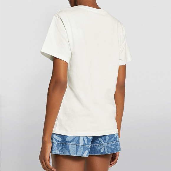 SANDRO Organic Cotton Sunflower T-Shirt - Picture 6 of 8
